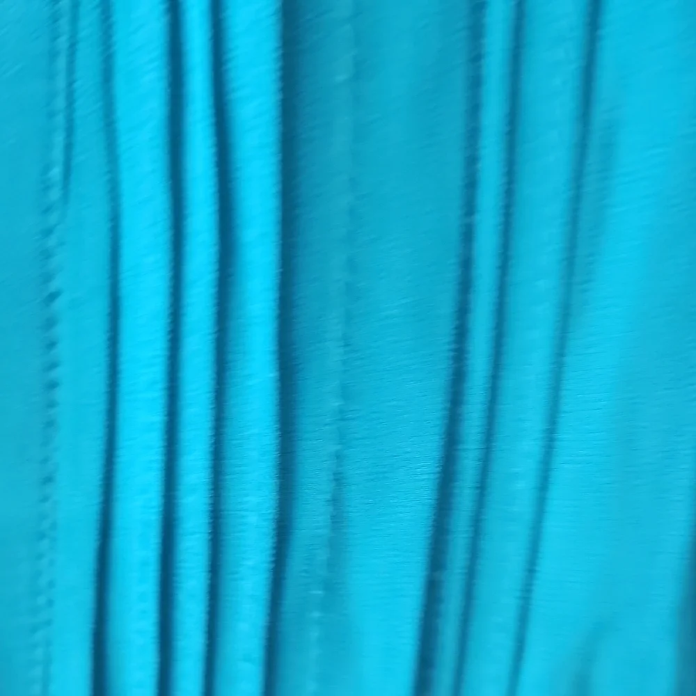 H&M Turquiose Button Up Pin Tucked Flutter Sleeve Blouse - Picture 10 of 10